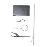 Premium Steel Lab Stand Set with Burette Clamp