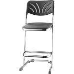 National Public Seating 24" Elephant Z-Stool with Backrest