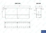 AmGood Stainless Steel Work Table with Open Base