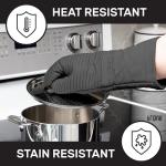 Heat-Resistant Silicone Oven Mitts, 2-Pack