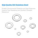 DYWISHKEY 700-Piece Stainless Steel Flat Washer Set