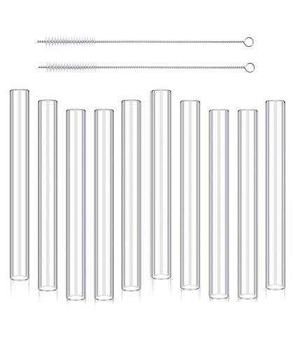 10 Pack Borosilicate Glass Blowing Tubes 4 Inches