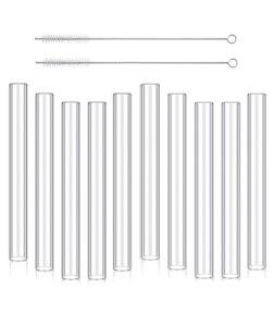 10 Pack Borosilicate Glass Blowing Tubes 4 Inches
