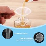 PATIKIL 2-Inch Clear Plastic Funnels, Set of 8