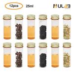ULAB 25ml Sample Tubes with Screw Caps - Pack of 12