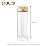 ULAB 25ml Sample Tubes with Screw Caps - Pack of 12