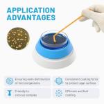 VISOSCI Manual Petri Dish Turntable for Labs