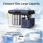 12V Portable Car Refrigerator - 26QT, Waterproof