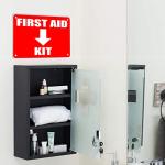 Durable Plastic First Aid Safety Sign, 7 x 10 Inch