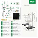 500ml Essential Oil Distillation Kit with Glassware
