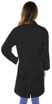 Women's Black Long Sleeve Lab Coat, Small