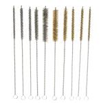 10-Piece Bottle Brush Set with Brass Bristles