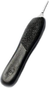 Black Plastic Grip Scalpel Handle #6 for Veterinary Use