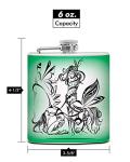Tribal Design Hip Flask Gift Set with Shot Glasses