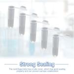 300 Pcs 4ML Plastic Microcentrifuge Tubes with Lids