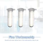 300 Pcs 4ML Plastic Microcentrifuge Tubes with Lids