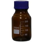 250ml Amber Glass Media Storage Bottles (2-Pack)