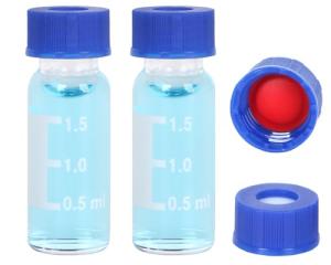 30 Pack 2ML Autosampler Vials with Caps