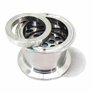 Tri Clamp 2" Filter Plate Kit with 100 Micron Mesh