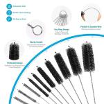 10-Piece Bottle Cleaning Brush Set, 25.4 cm