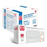 Clear Vinyl Exam Gloves - Latex-Free, Powder-Free
