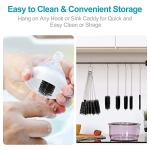 10-Piece Bottle Cleaning Brush Set, 25.4 cm