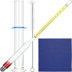 Alcohol Meter Test Kit with Glass Cylinder and Accessories