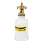 Justrite Polyethylene Safety Can with Brass Head, 4 oz