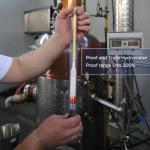 Alcohol Meter Test Kit with Glass Cylinder and Accessories