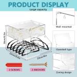 Acrylic Safety Glasses and Glove Holder Dispenser