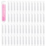 100PCS 10ml Clear Plastic Test Tubes with Caps