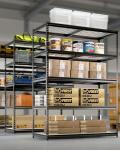 Heavy Duty 5-Tier Metal Shelving Unit, 4000 lbs