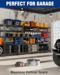 Heavy Duty 5-Tier Metal Shelving Unit, 4000 lbs