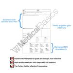 H&P Medical History Notebook Duo - 100 Templates