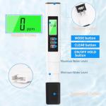 KALWNIA 4-in-1 TDS Water Tester with LCD