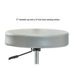 Height Adjustable Exam Stool with Back and Footring