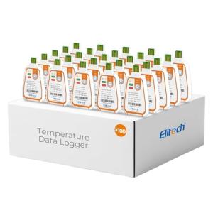 Elitech 100 Pack USB Temperature Data Loggers