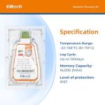 Elitech 100 Pack USB Temperature Data Loggers
