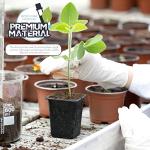 25 Clear Plastic Test Tubes with Cork Stoppers