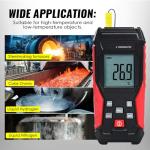 Digital K Type Thermometer with Dual Probes