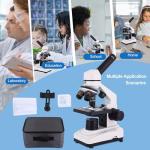 High-Power Compound Microscope for Students & Home