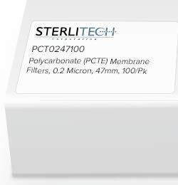 Sterlitech 0.2 Micron PCTE Membrane Filter, 100 Pack
