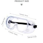 3 Pack Adjustable Anti-Fog Safety Goggles