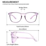 Anti-Fog Safety Glasses with UV Protection