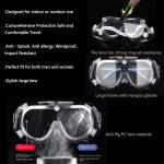 3 Pack Adjustable Anti-Fog Safety Goggles