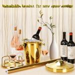 Stainless Steel Ice Bucket with Stand for Parties