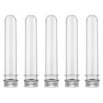 Clear Test Tubes with Caps - 5 Pack 40ml