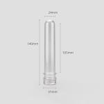 Clear Test Tubes with Caps - 5 Pack 40ml