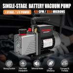 4.5CFM Rotary Vane Vacuum Pump for HVAC