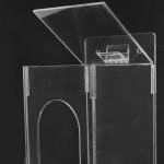 Acrylic Wall-Mounted Glove and Mask Dispenser
